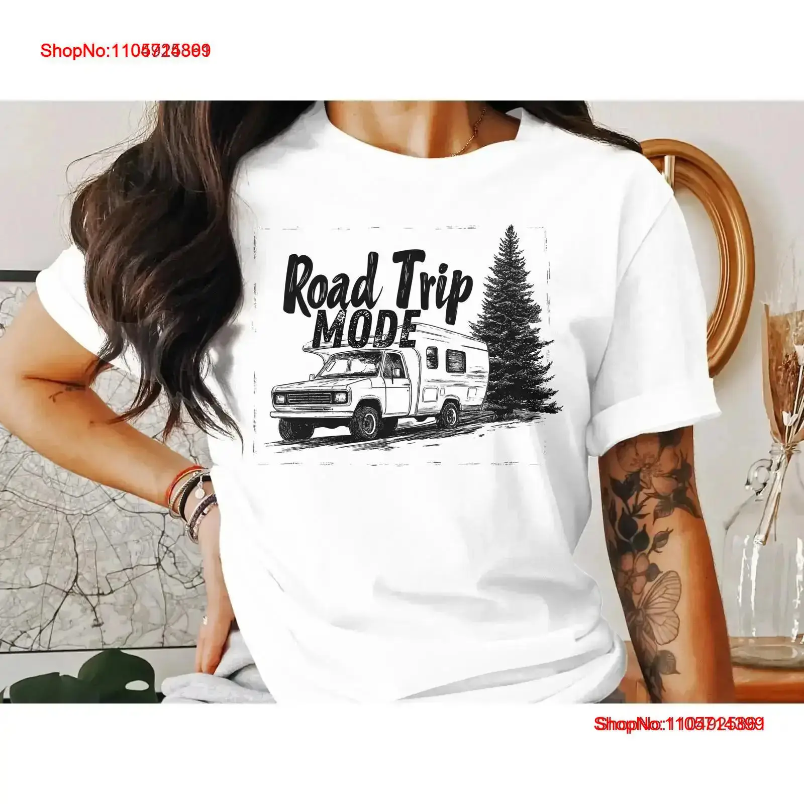 Outdoor Adventure Rv - Camiseta Road Trip Mode para amantes