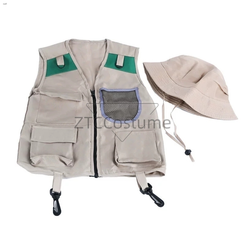 Outdoor Adventure Kit For Boys - Chaleco y sombrero de explorador para