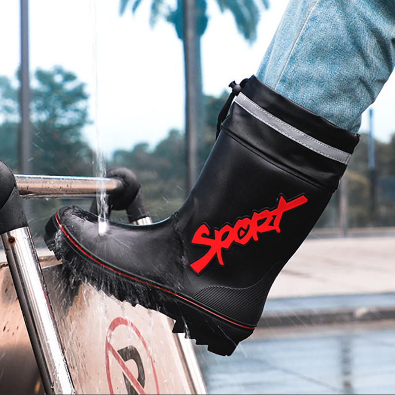 Outdoor Adventure Shoes - Botas de lluvia de media pantorrilla