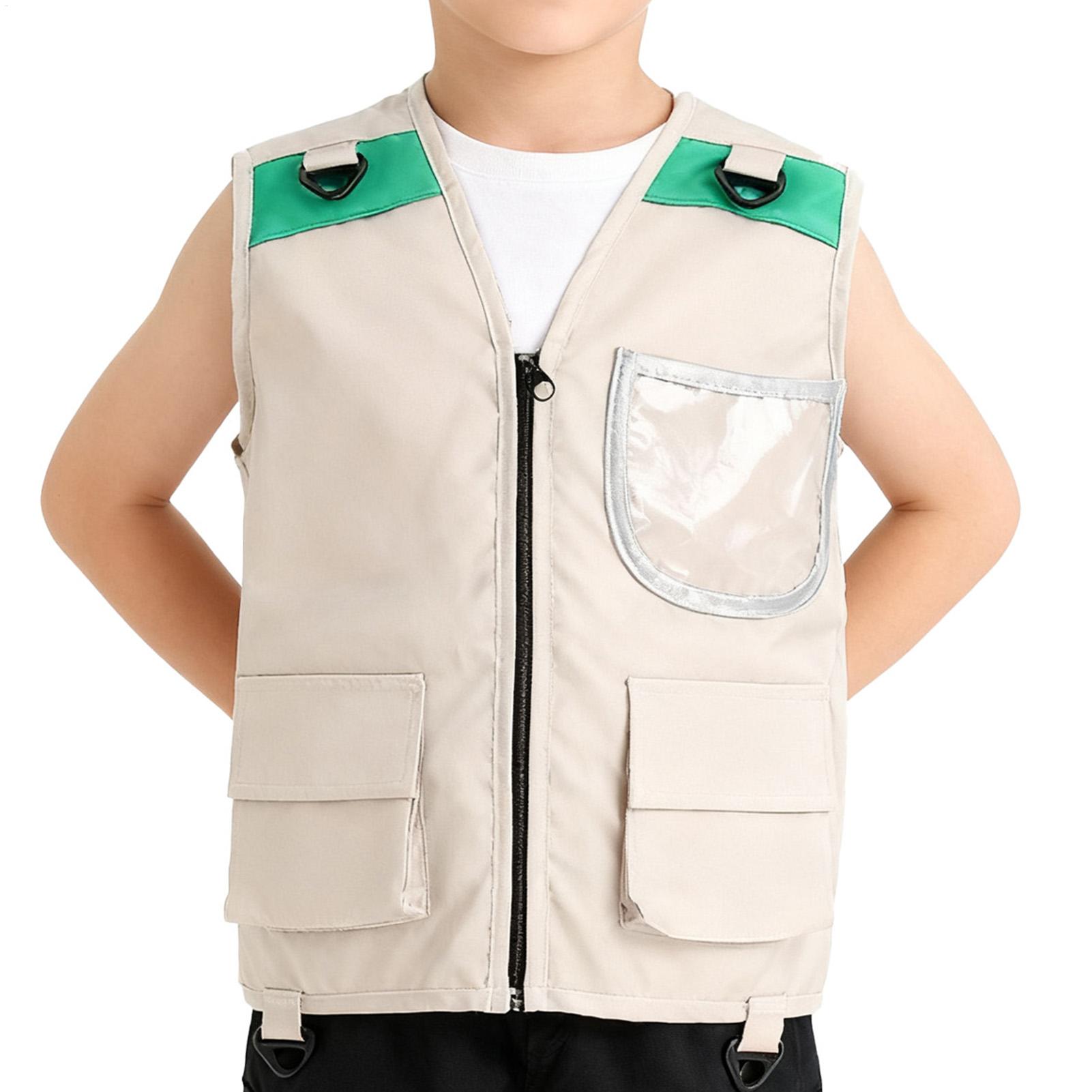 Outdoor Adventure Kit For Boys - Chaleco de Explorador para Niños, Disfraz