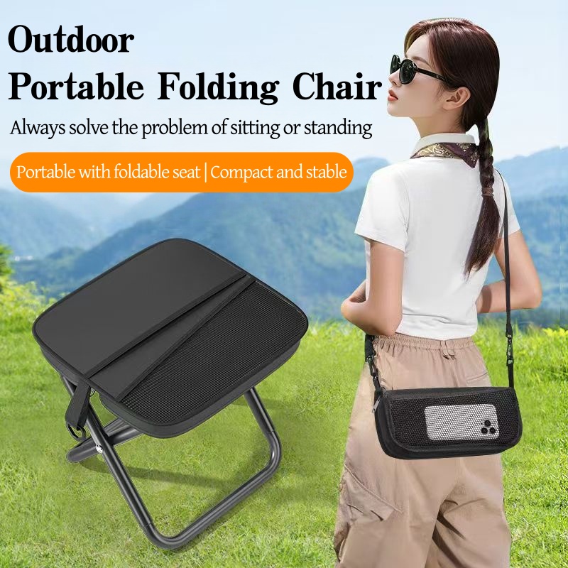 Outdoor Adventure With No Backpack - Silla Plegable Portátil 5T, Ligera, para