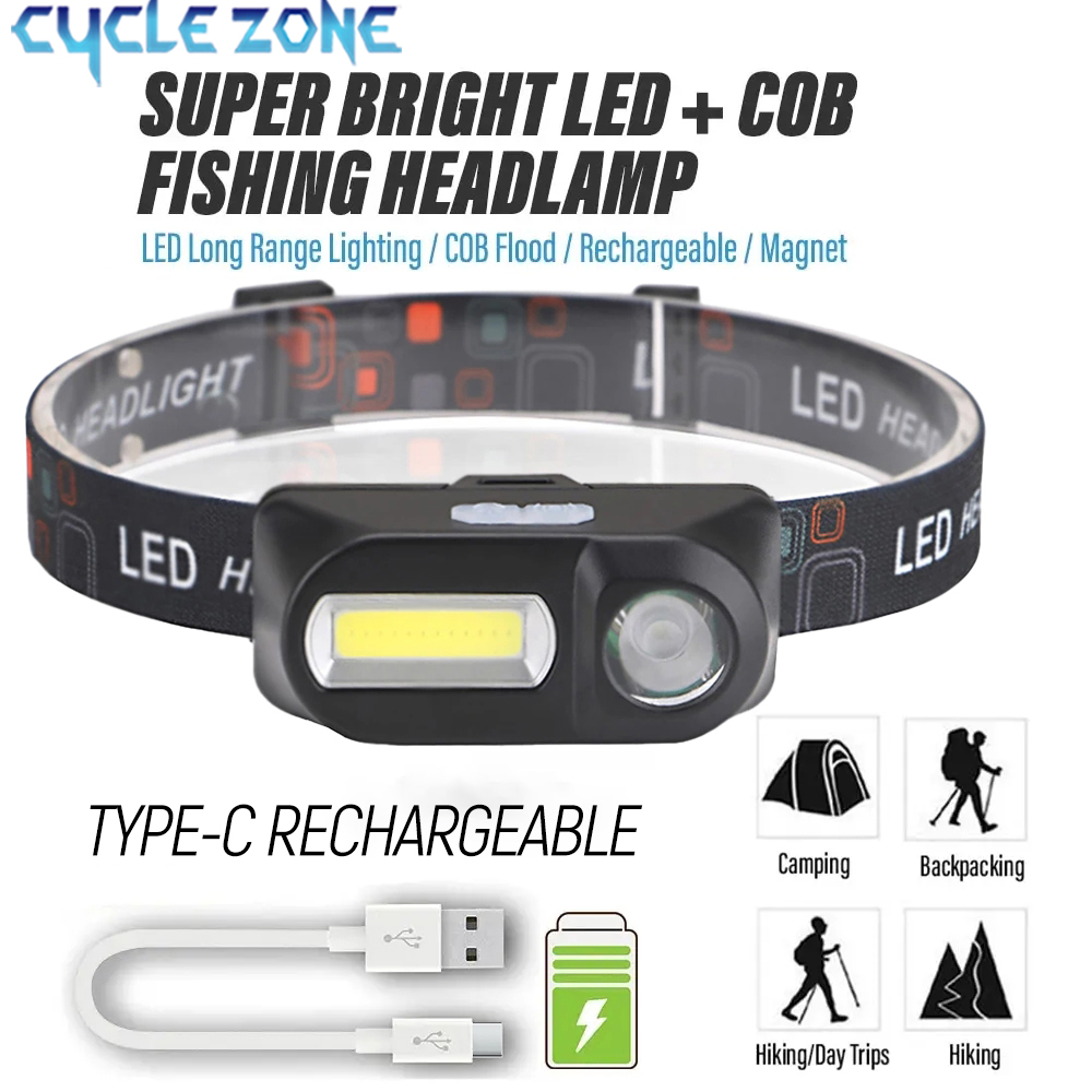 Outdoor Adventure Zone - Mini faro XPE + COB, linterna