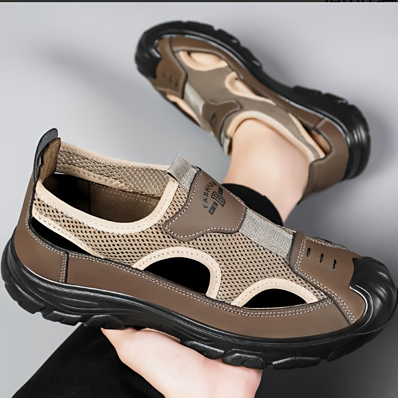 Outdoor Adventure Shoes - Sandalias de senderismo cerradas para hombre