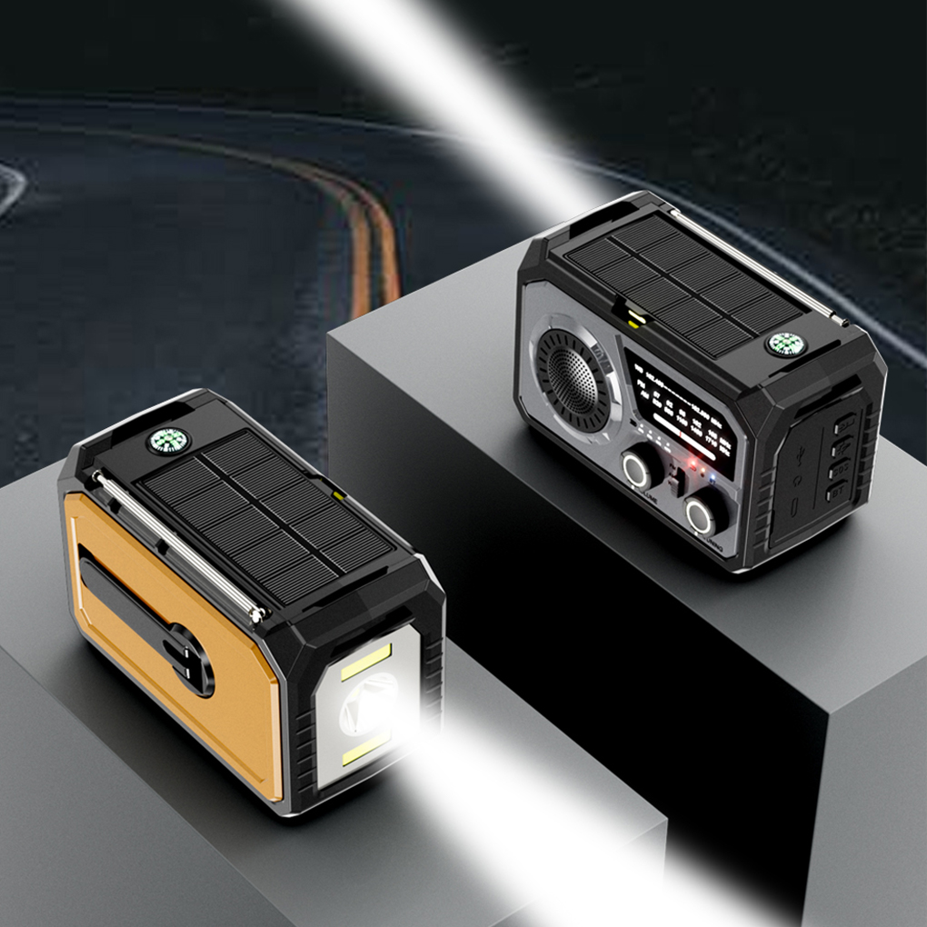 Emergency Radio Solar - Radio meteorológica de emergencia AM/FM/WB NOAA,