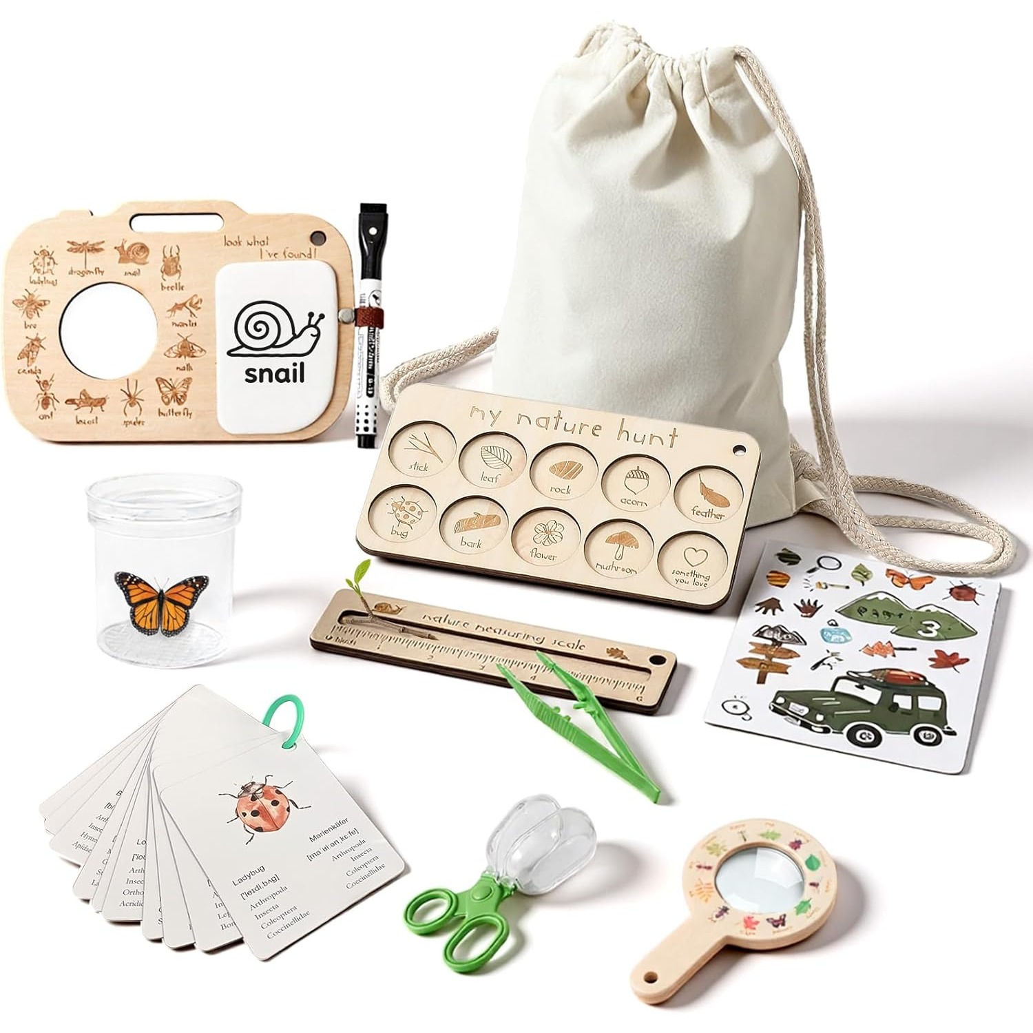 Outdoor Adventure Kit For Boys - Kit Atrapa Insectos para Niños con