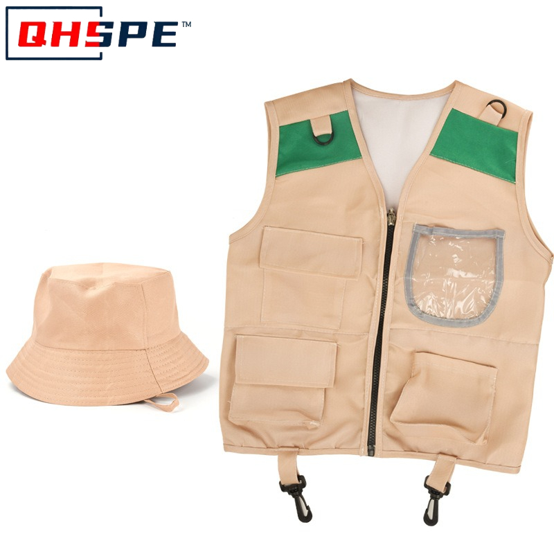 Outdoor Adventure Kit For Boys - Chaleco y sombrero de explorador para