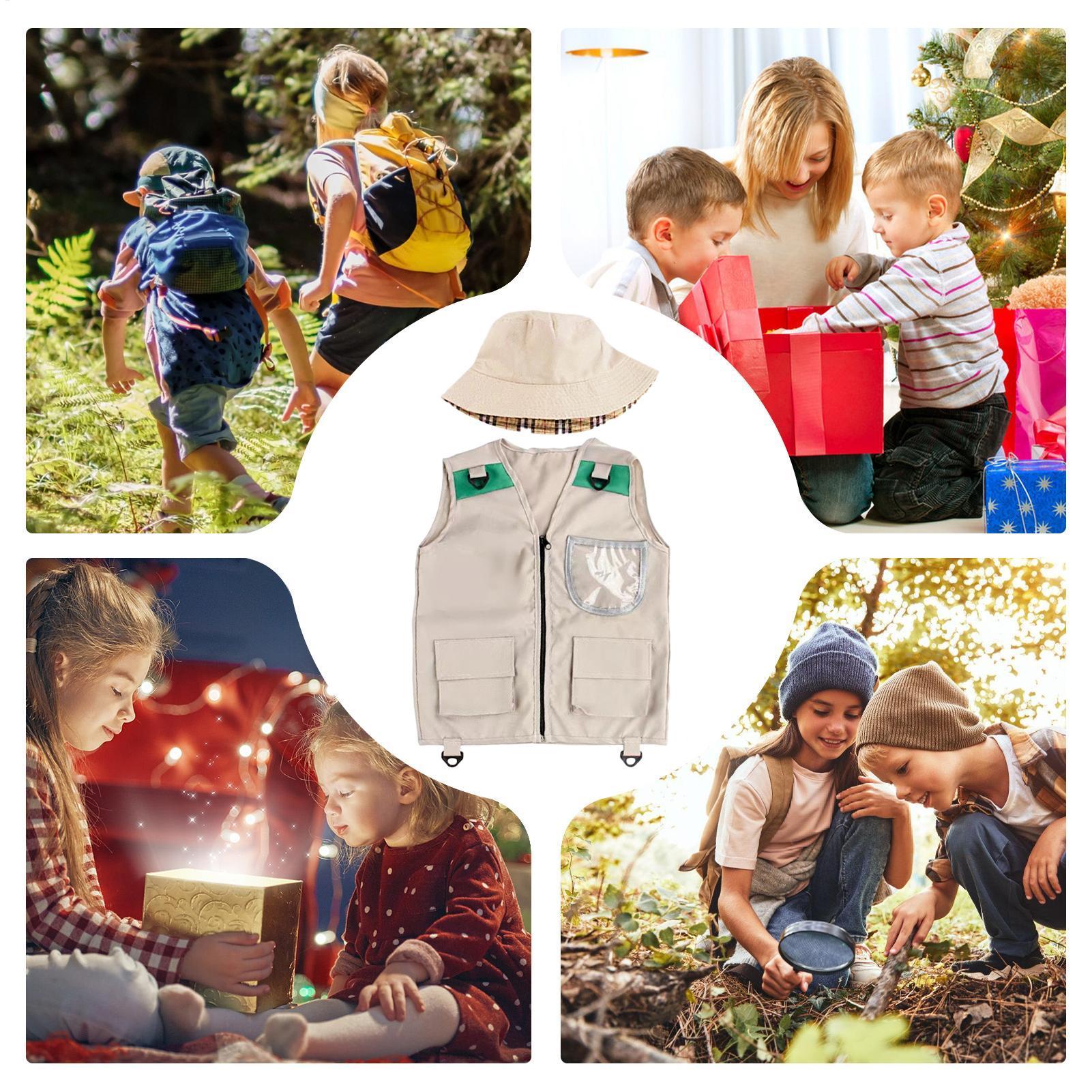 Chaleco y Sombrero de Explorad - Outdoor Adventure Kit For Boys reseña y precio