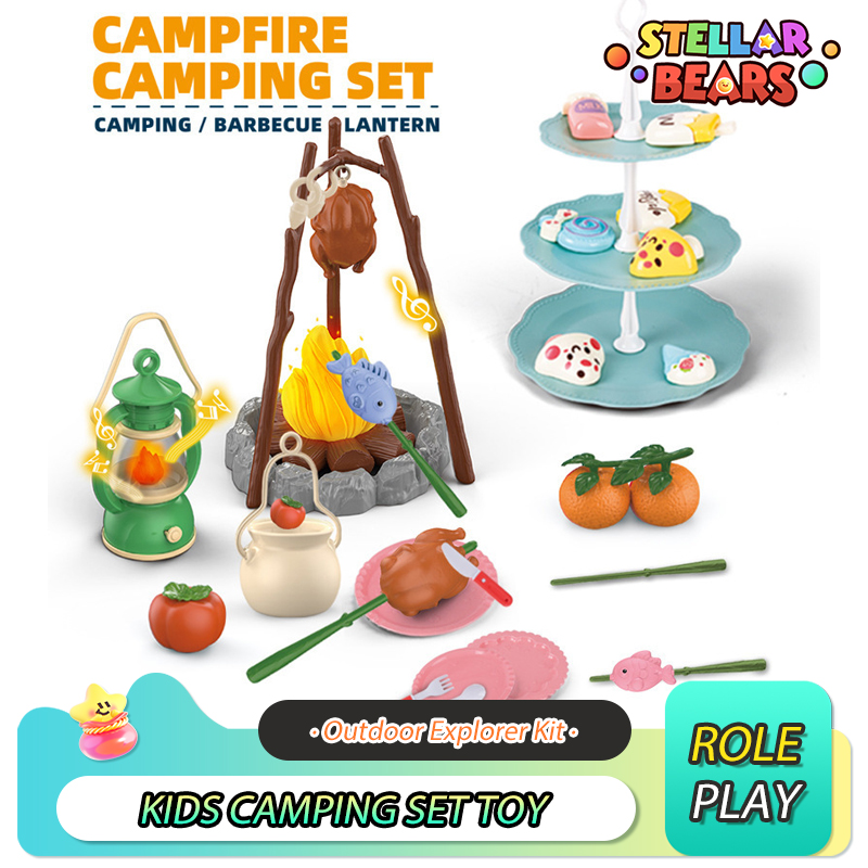 Juego de juguete para acampar  - Outdoor Adventure Kit For Boys reseña y precio