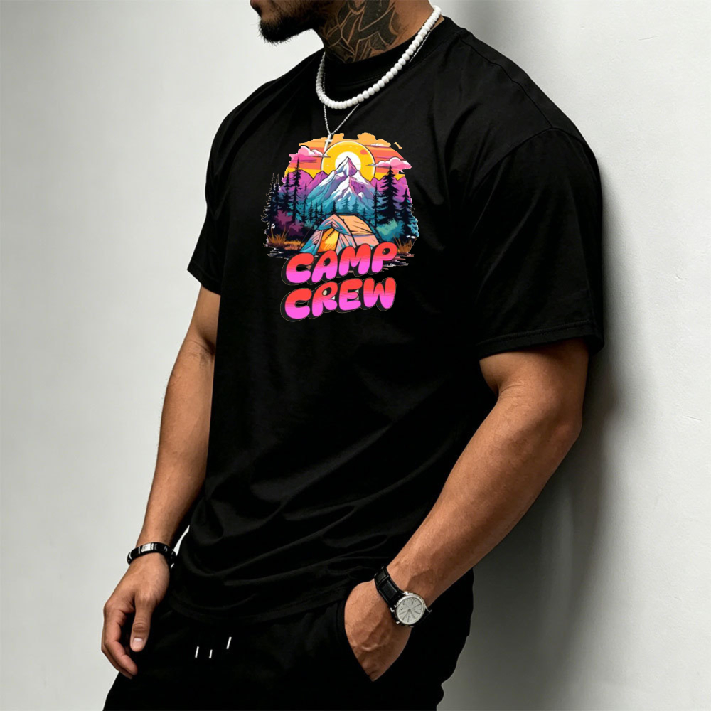 Camiseta para hombre con gráfi - Outdoor Adventure Quotes Short reseña y precio