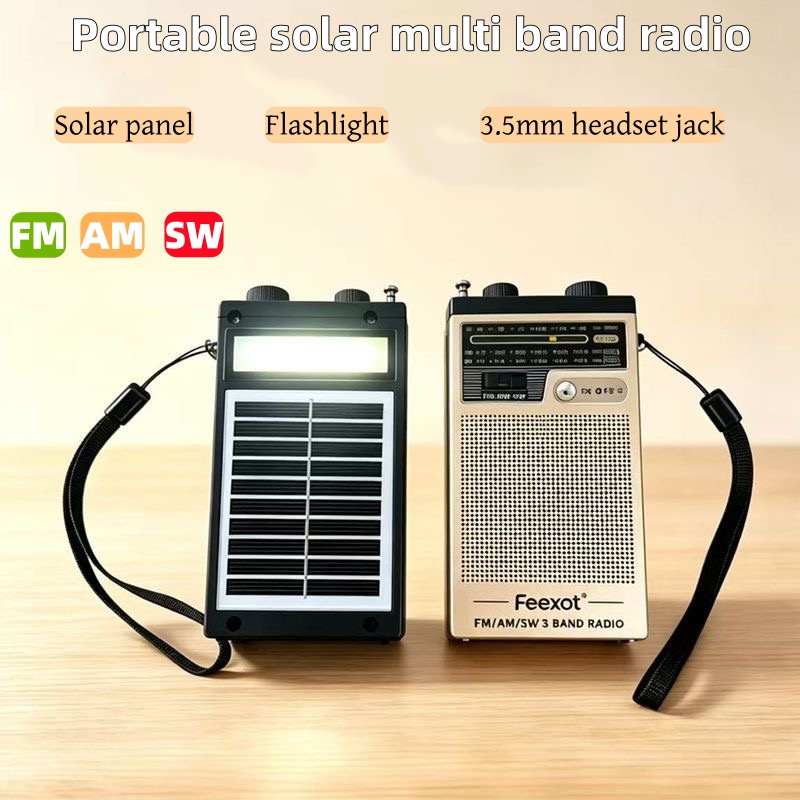 Mini Radio FM AM SW Portátil d - Emergency Radio Solar reseña y precio