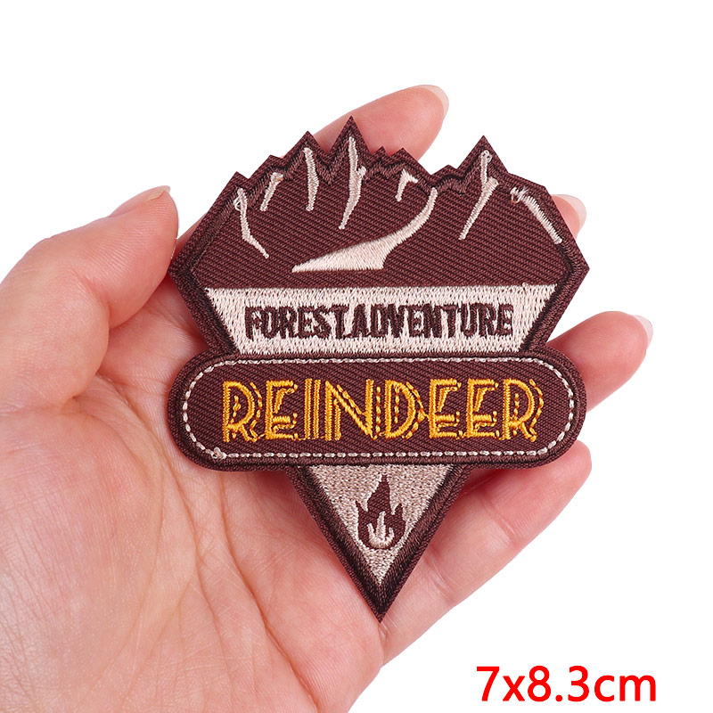 Parche bordado de aventura par - Outdoor Adventure With No Backpack reseña y precio