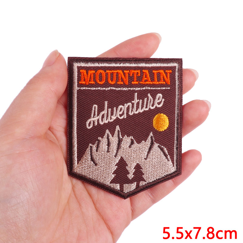 Parche bordado de aventura par - Outdoor Adventure With No Backpack reseña y precio