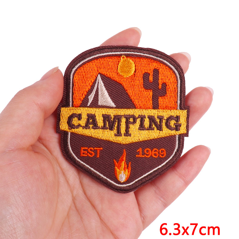 Parche bordado de aventura par - Outdoor Adventure With No Backpack reseña y precio