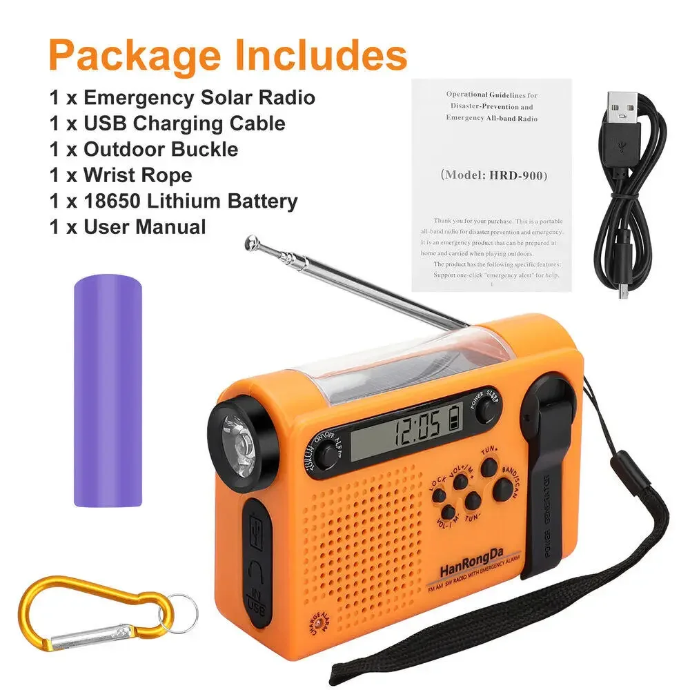 Radios meteorológicas portátil - Emergency Radio Solar reseña y precio