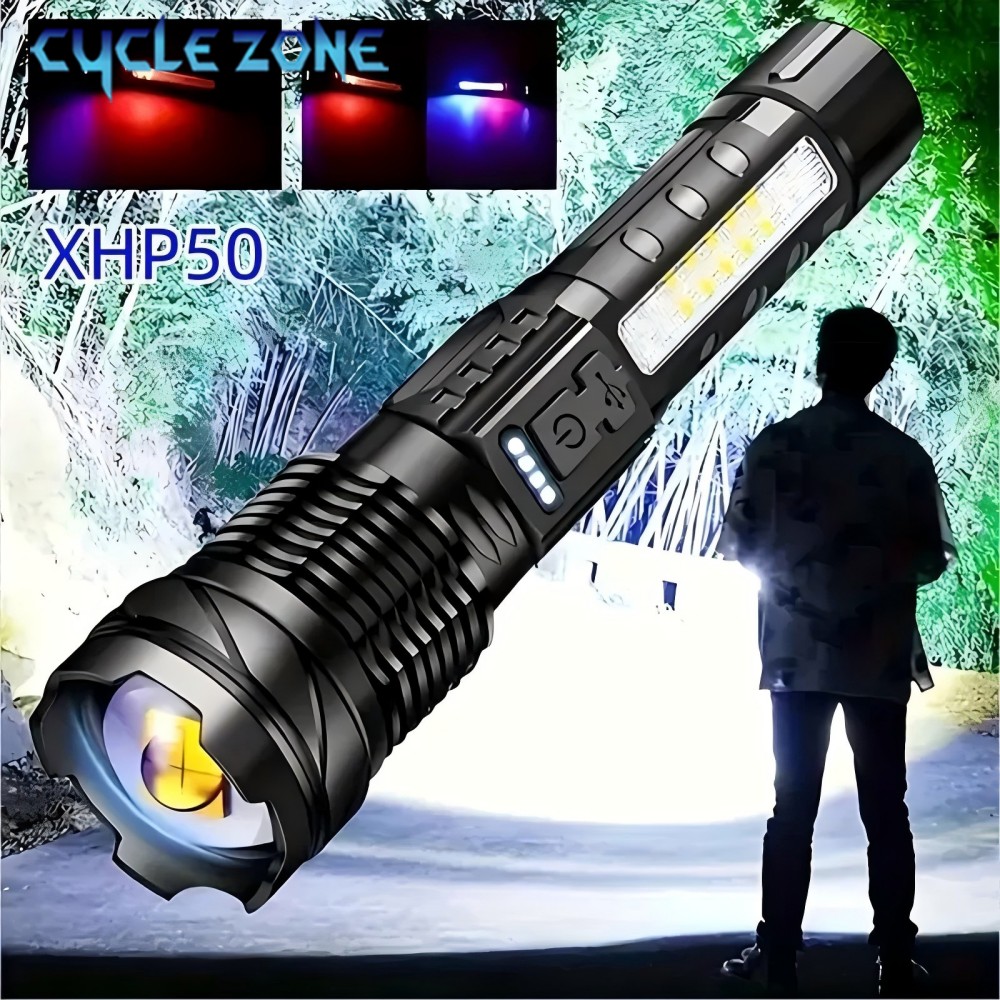 Linterna XHP50 con zoom, poten - Outdoor Adventure Zone reseña y precio