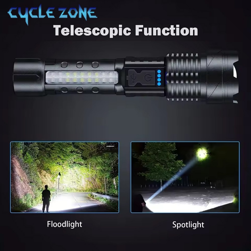 Linterna XHP50 con zoom, poten - Outdoor Adventure Zone reseña y precio