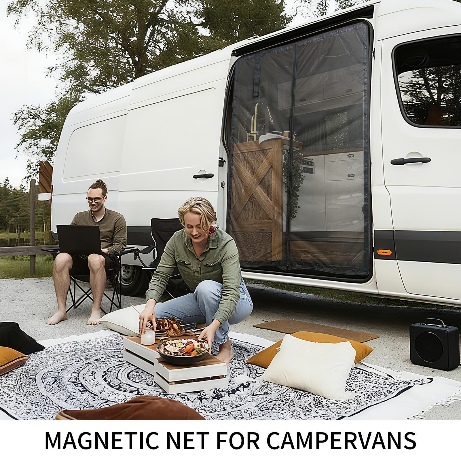 Pantalla de puerta de furgonet - Outdoor Adventure Rv reseña y precio