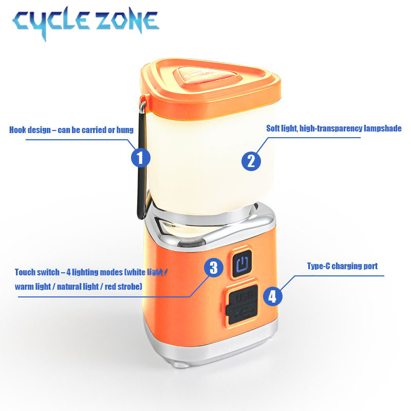 Luz de Camping portátil TYPE-C - Outdoor Adventure Zone reseña y precio