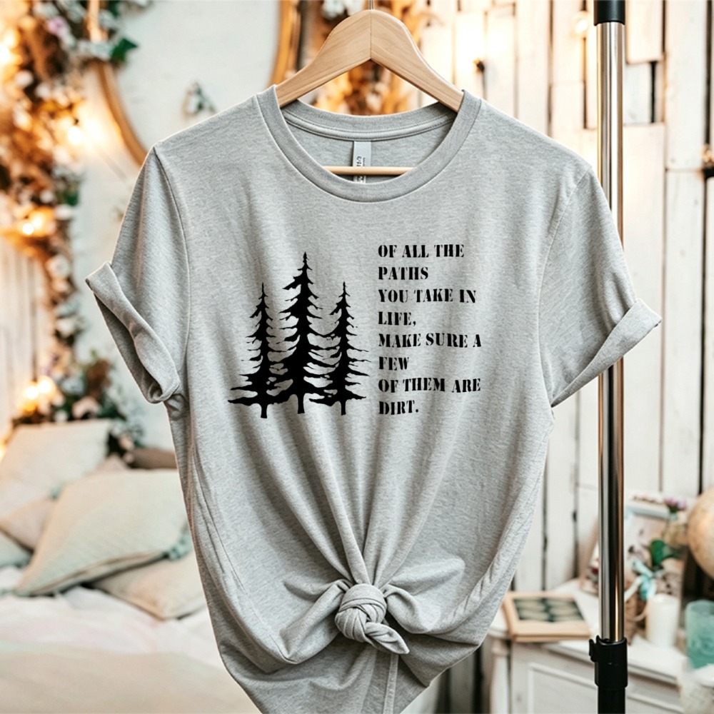 Camiseta gráfica con cita de l - Outdoor Adventure Quotes Short reseña y precio