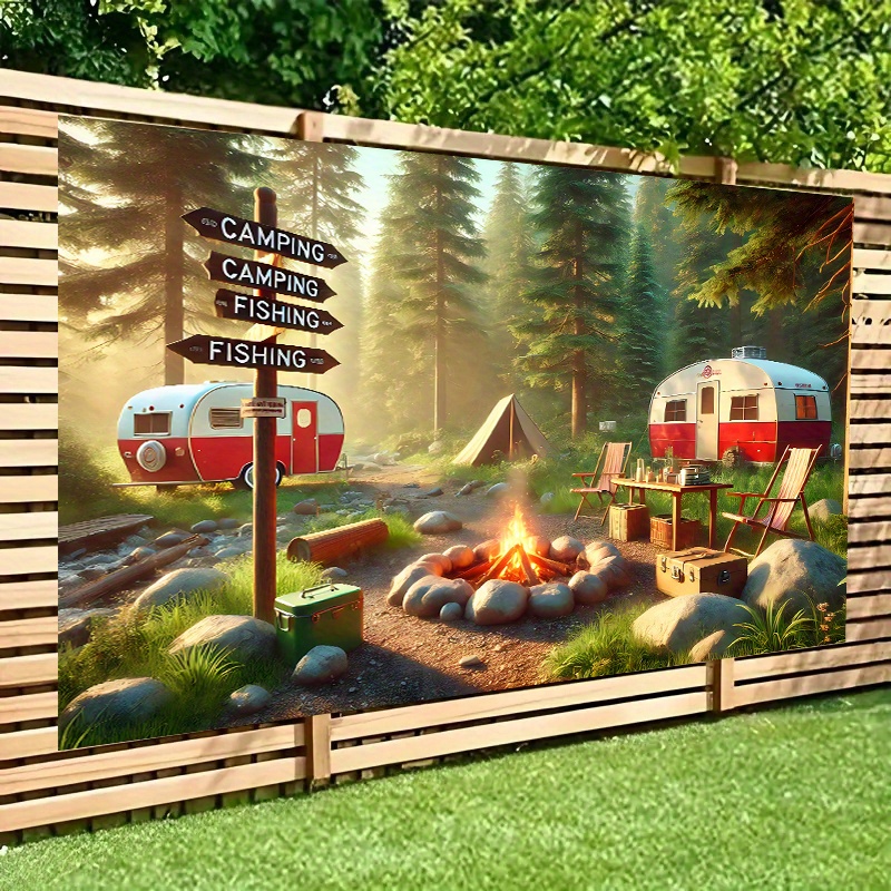 Tapiz para caravana de camping - Outdoor Adventure Rv reseña y precio