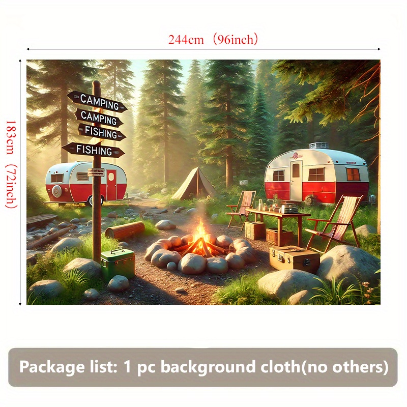 Tapiz para caravana de camping - Outdoor Adventure Rv reseña y precio