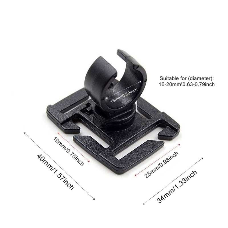 360 giratorio U anillo Clip 12 - Outdoor Adventure With No Backpack reseña y precio