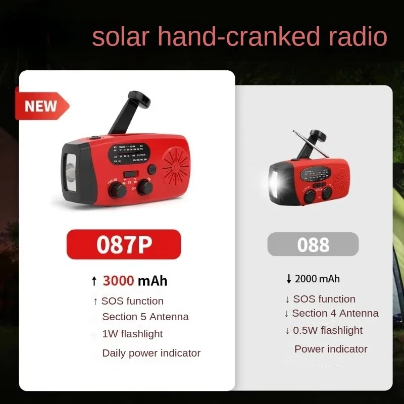 Linterna de emergencia para ex - Emergency Radio Solar reseña y precio