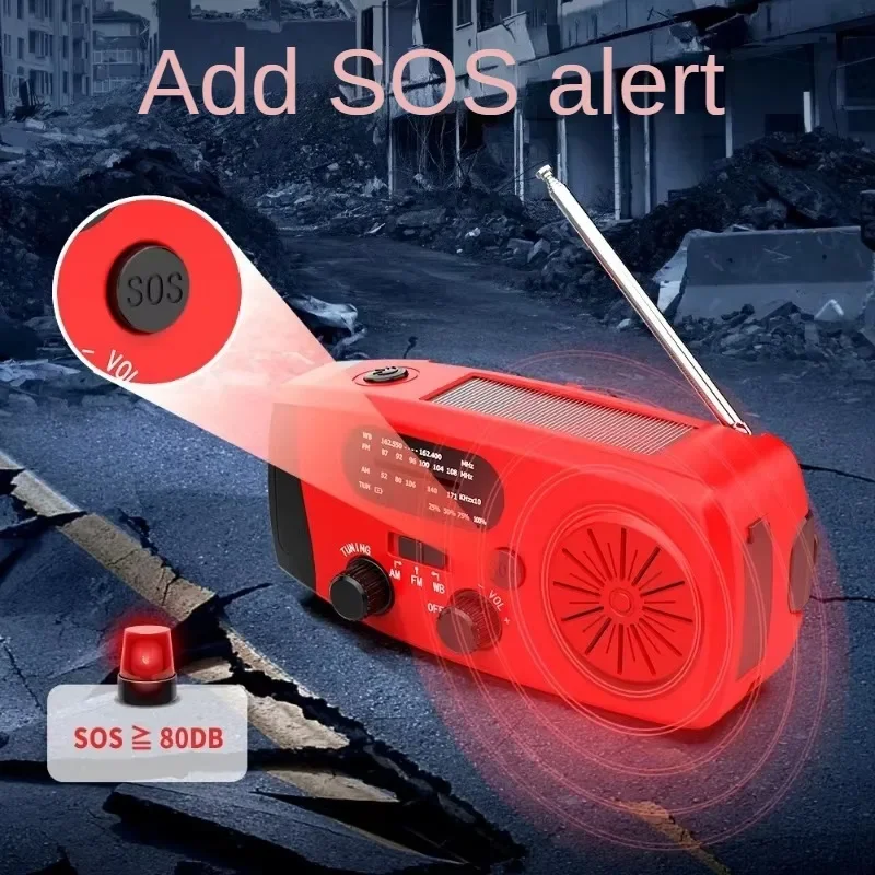 Linterna de emergencia para ex - Emergency Radio Solar reseña y precio