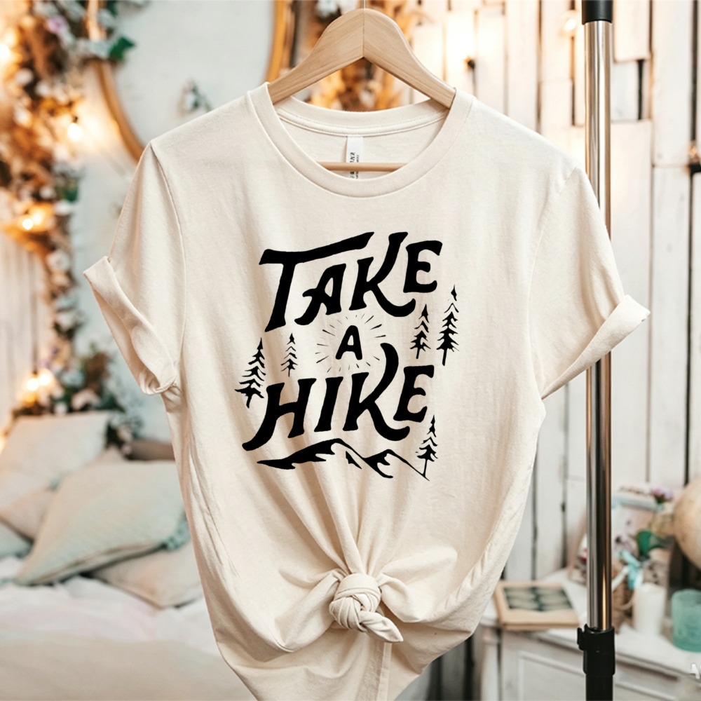 Camiseta con estampado gráfico - Outdoor Adventure Quotes Short reseña y precio