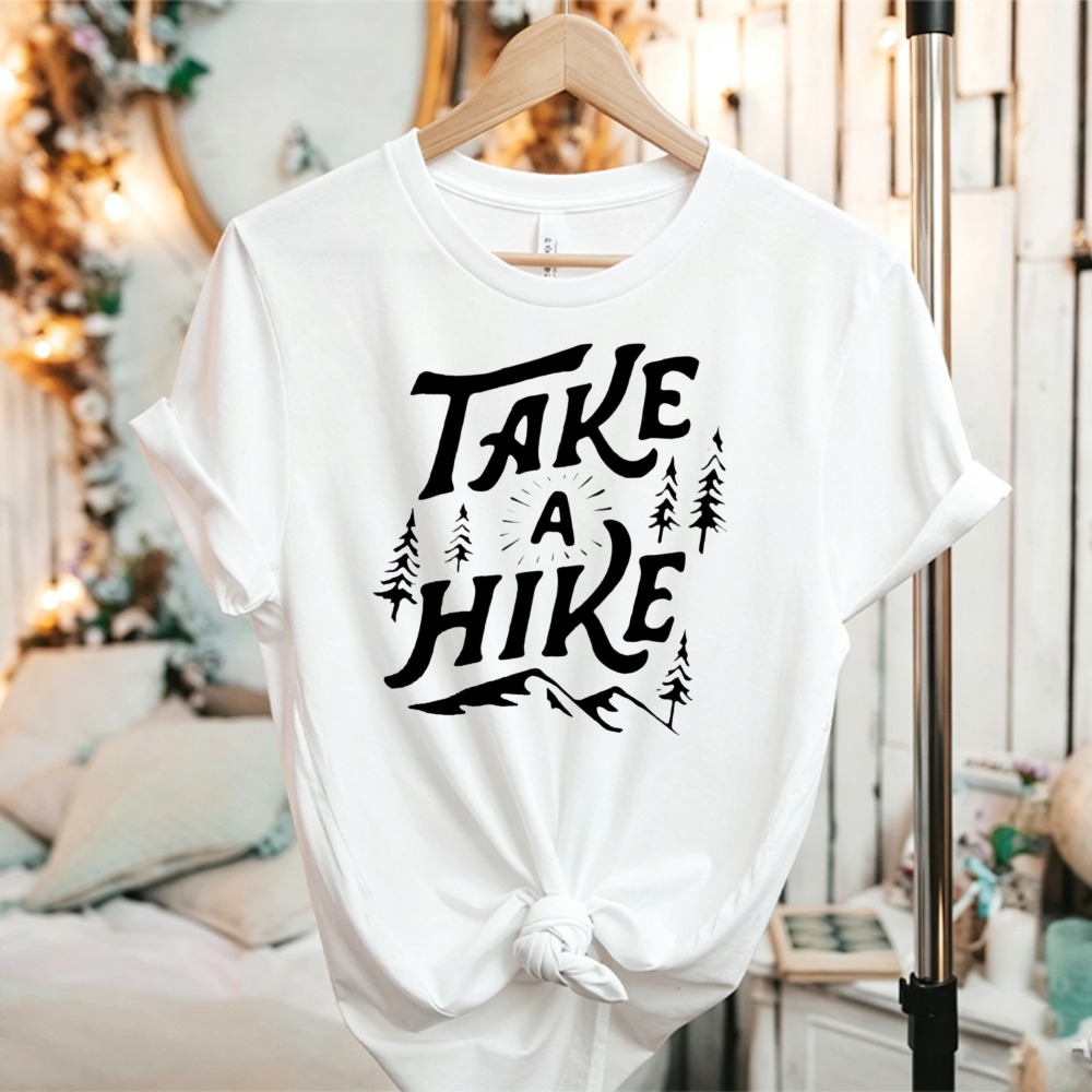 Camiseta con estampado gráfico - Outdoor Adventure Quotes Short reseña y precio