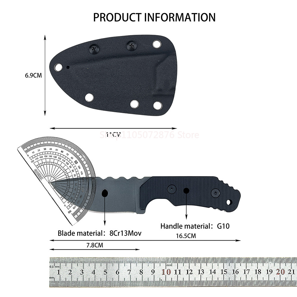 Cuchillo Fijo para Exteriores  - Outdoor Adventure With No Backpack reseña y precio