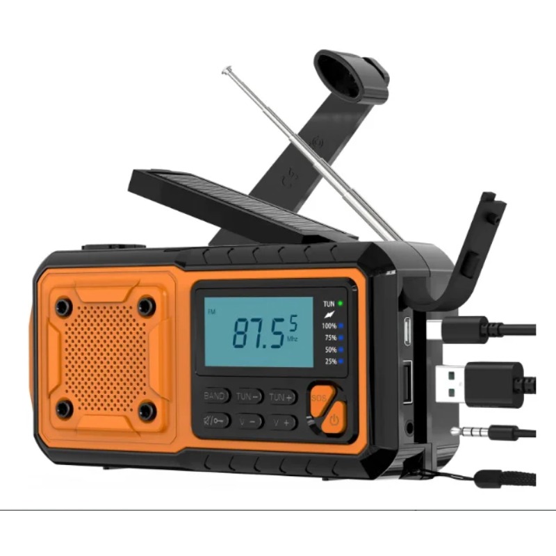 Radio de Emergencia Solar de 4 - Emergency Radio Solar reseña y precio