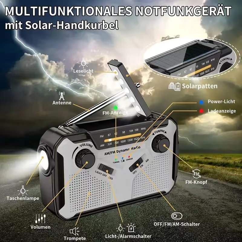 Radio solar, radio de emergenc - Emergency Radio Solar reseña y precio