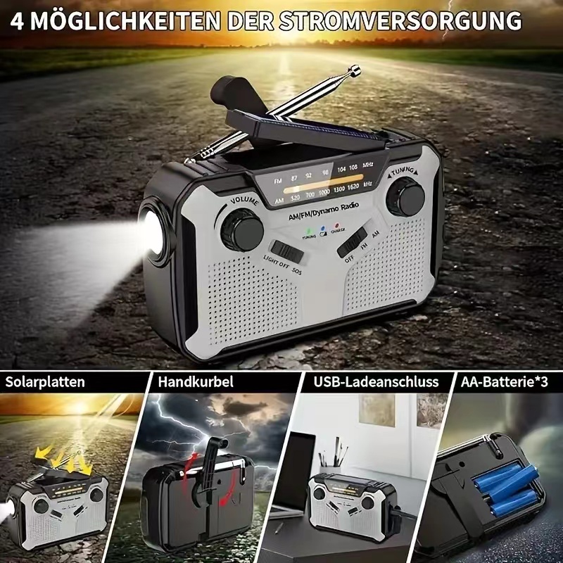 Radio solar, radio de emergenc - Emergency Radio Solar reseña y precio