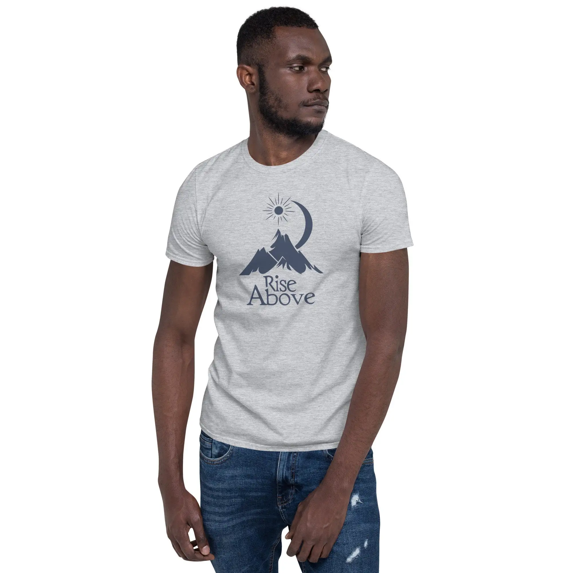 Camiseta Rise Above Mountain c - Outdoor Adventure Quotes Short reseña y precio