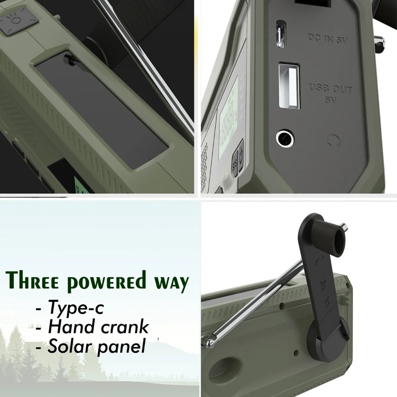 Radio DAB/FM con Bluetooth, ra - Emergency Radio Solar reseña y precio