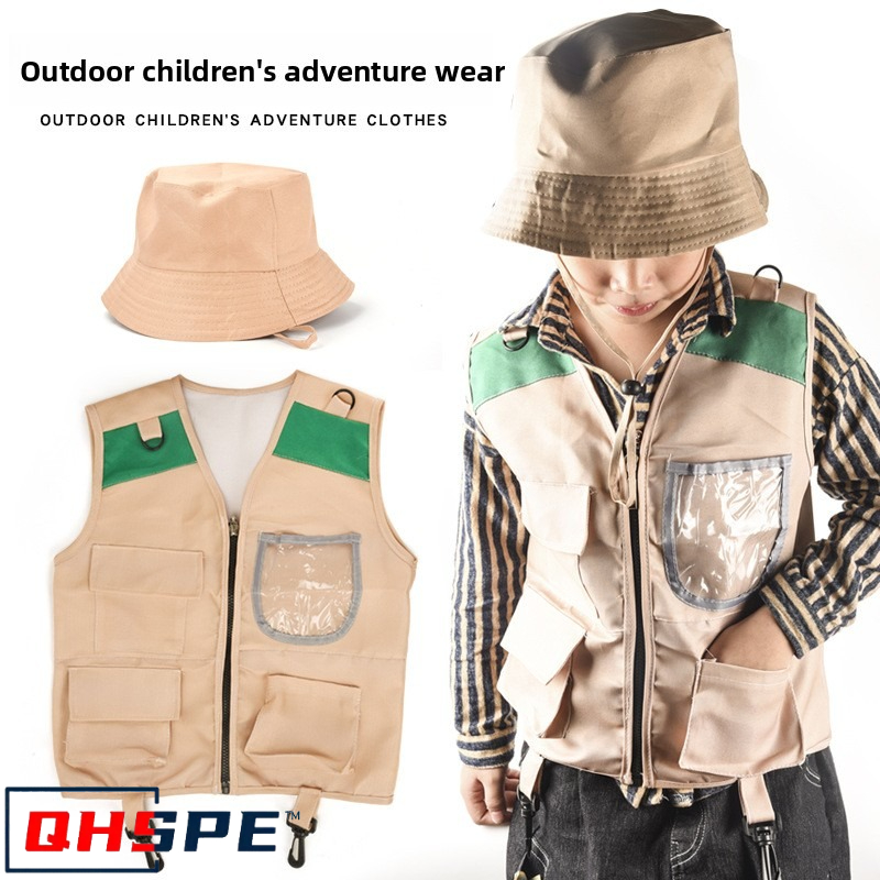 Chaleco y sombrero de explorad - Outdoor Adventure Kit For Boys reseña y precio