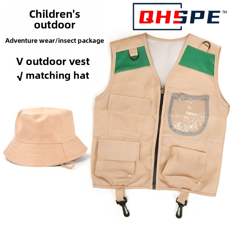 Chaleco y sombrero de explorad - Outdoor Adventure Kit For Boys reseña y precio