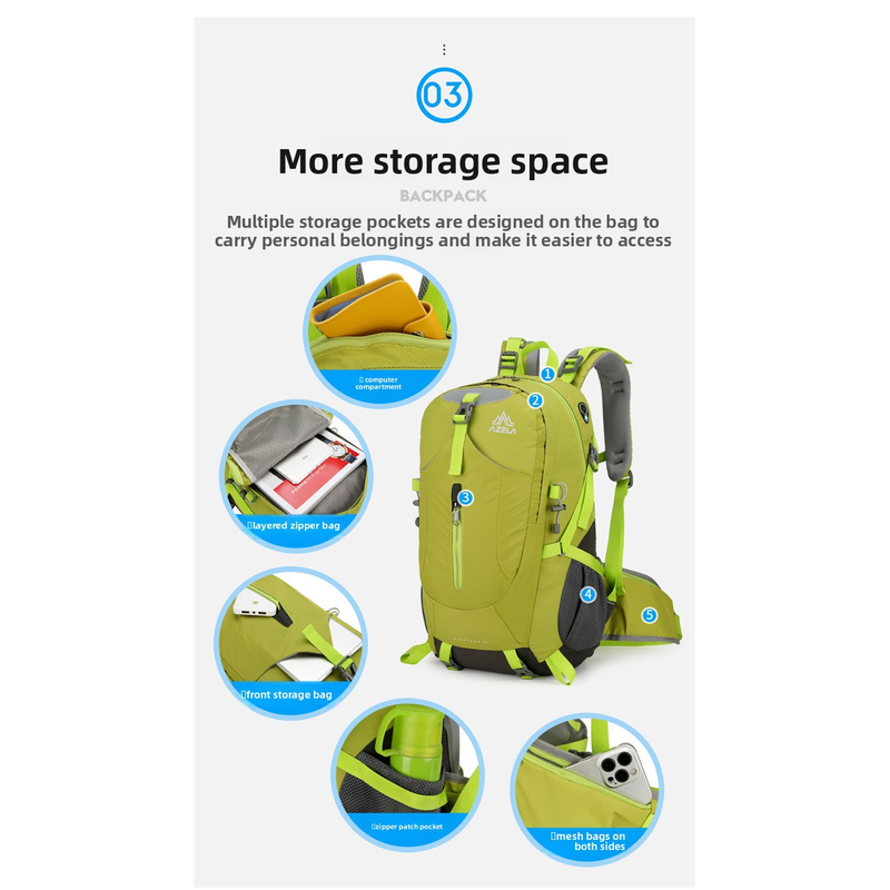 Mochila de Senderismo AZELA 36 - Outdoor Adventure With No Backpack reseña y precio